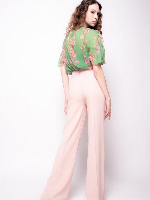 PINKO HIGH-WAISTED BUTTONED TROUSERS