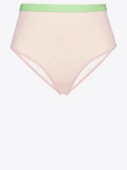 PINKO HIGH-WAISTED LACE BRIEFS