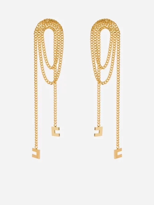 Elisabetta Franchi Pendant chain earrings
