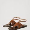 Twinset Suede thong sandals
