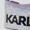 KARL LAGERFELD K/EVENING SEQUINNED MINI SHOULDER BAG
