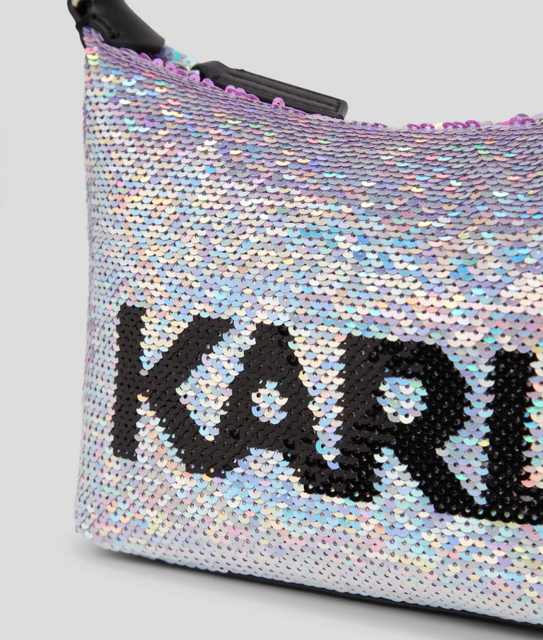 KARL LAGERFELD K/EVENING SEQUINNED MINI SHOULDER BAG