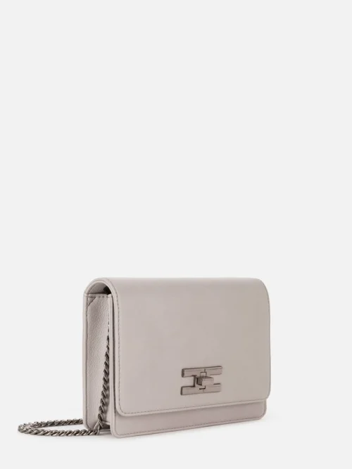 Elisabetta Franchi Shoulder bag with logoed turn-lock