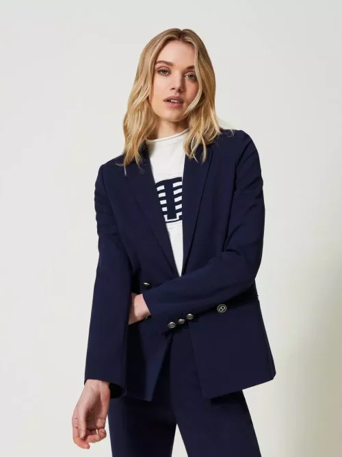 Twinset Blazer with Oval T buttons