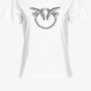 Pinko t-shirt with love birds embroidery
