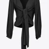 Pinko blouse with knot detail
