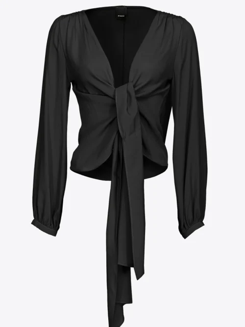 Pinko blouse with knot detail