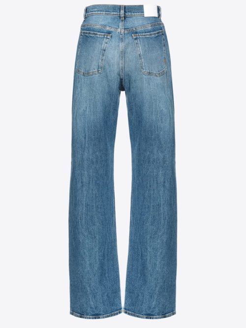 Pinko wide-leg vintage denim jeans
