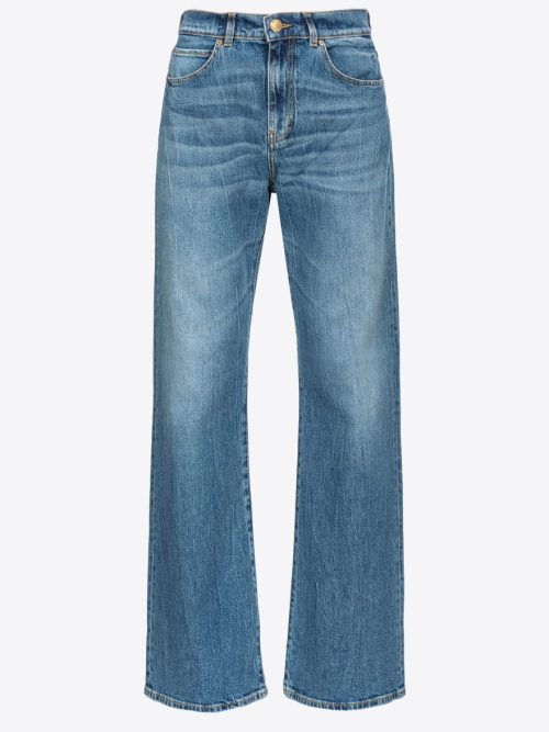 Pinko wide-leg vintage denim jeans