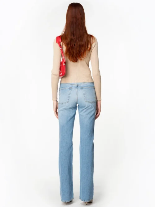 Pinko flared jeans in vintage comfort denim
