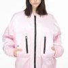 Pinko technical satin bomber jacket