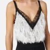 Elisabetta Franchi jumpsuit in crêpe fabric with embroidered top