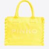 PINKO BEACH SHOPPER IN RECYCLED CANVAS
