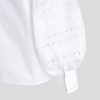 Karl Lagerfeld broderie anglaise off-shoulder shirt