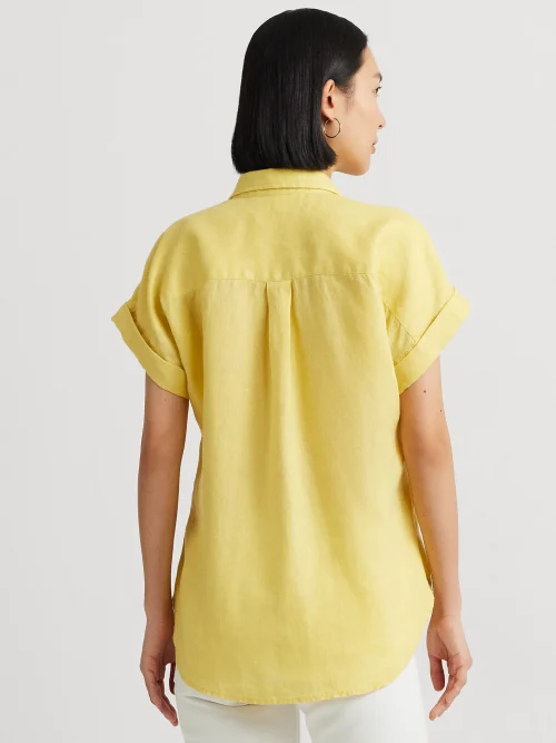 Ralph Lauren Relaxed Fit Linen Short-Sleeve Shirt